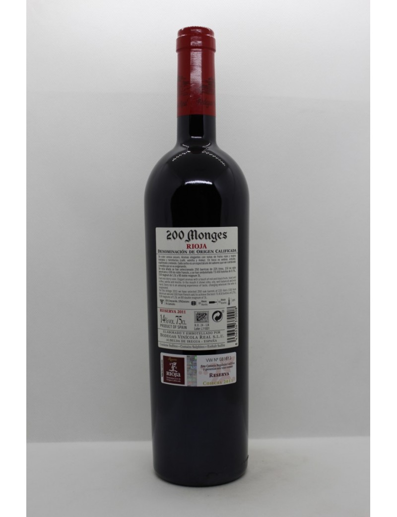 200 Monges Reserva 2011 - 2 200 Monges Reserva 2011 - 2