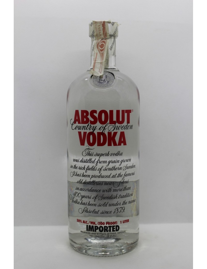 Absolut Vodka 1L - 1 Absolut Vodka 1L - 1