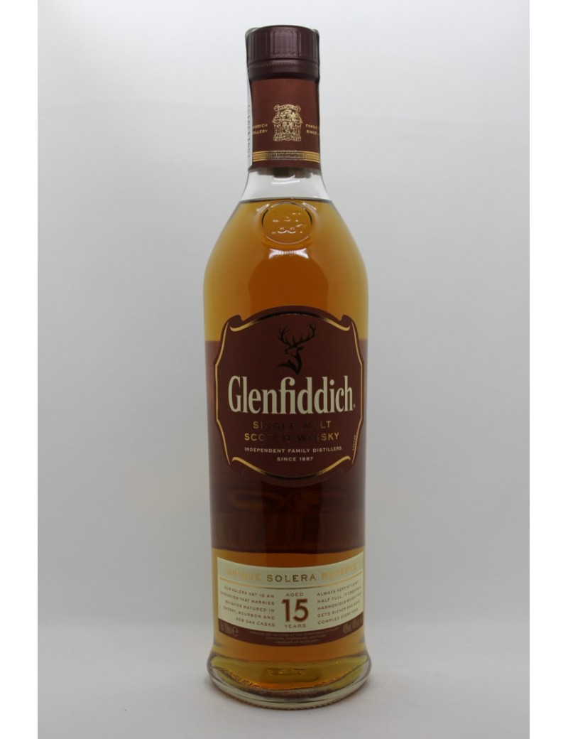 Glenfiddich Single Malt Scotch Whisky Aged 15 years - 1 Glenfiddich Single Malt Scotch Whisky Aged 15 years - 1