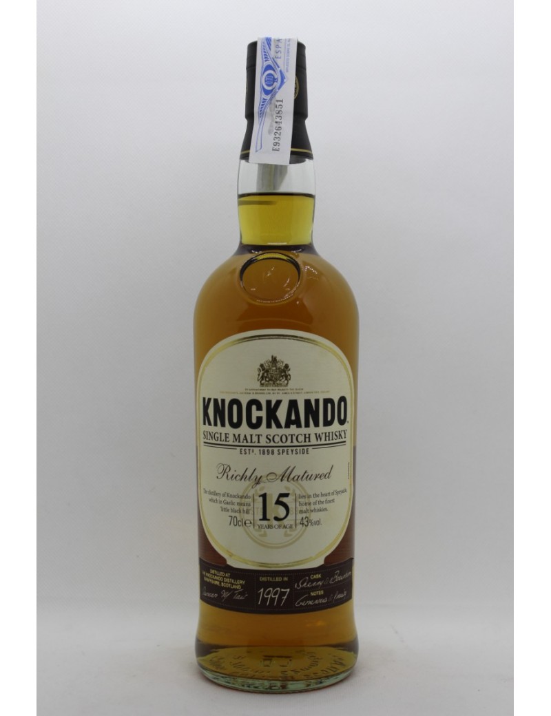 Knockando Richly Matured Aged 15 years 1997 - 1 Knockando Richly Matured Aged 15 years 1997 - 1