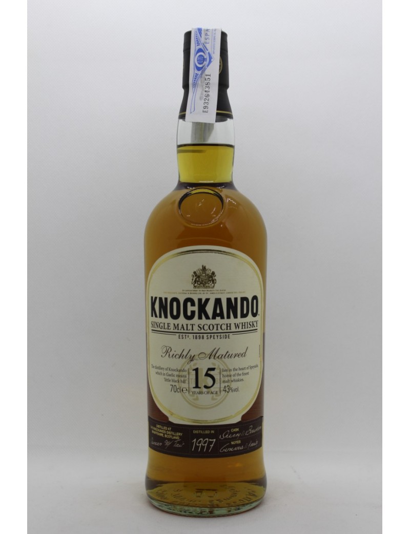 Knockando Richly Matured Aged 15 years 1997 - 1